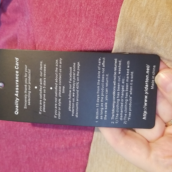 Yidarton Women's Top Size L BRAND NEW - Picture 8 of 11